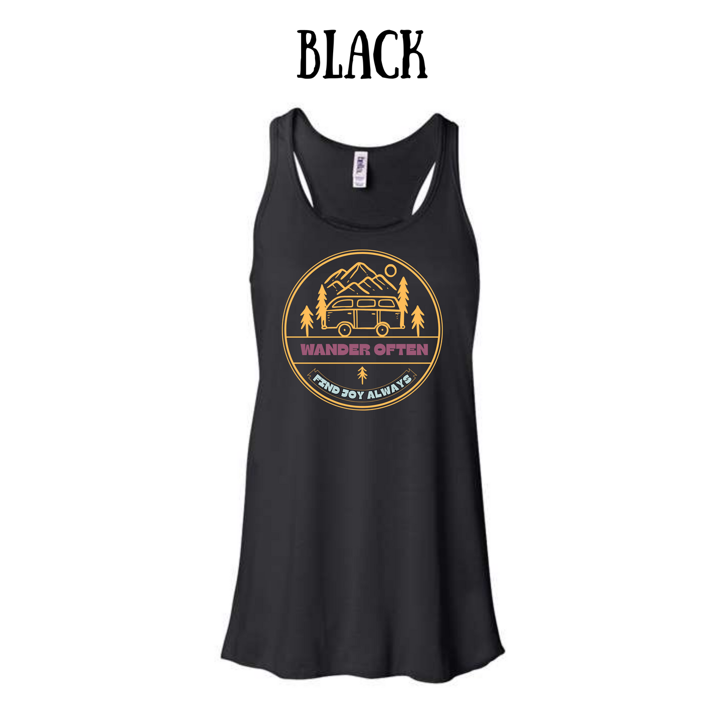 CP - Wander Often - Women's Flowy Racerback Tank