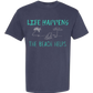 Life Happens The Beach Helps - Comfort Colors - Heavyweight Unisex Tee - Blues
