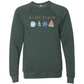 HP - 'Tis The Season - Winter - Sponge Fleece Raglan Sweatshirt - Greens, Neutrals