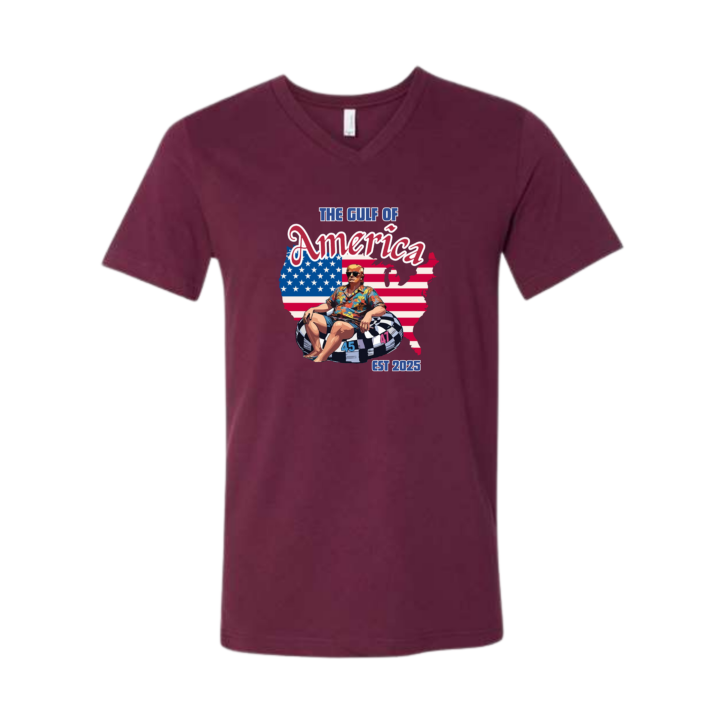 The Gulf of America - Bella+Canvas - Unisex V-Neck - Assorted Colors