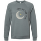 Embrace Each Period of Life - Sponge Fleece Raglan Sweatshirt - Blues, Greens, Purple, and Black