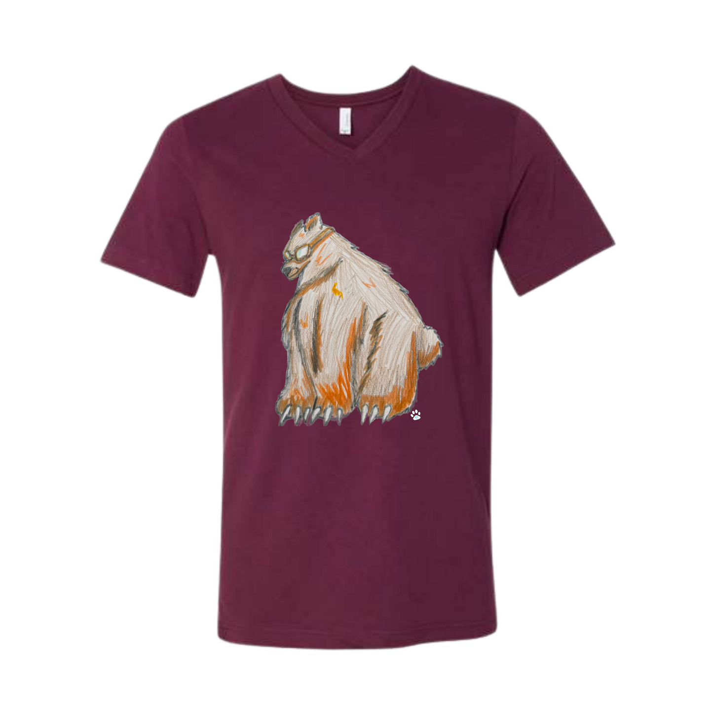 Muscle Bear - Bella+Canvas - Unisex V-Neck - Assorted Colors