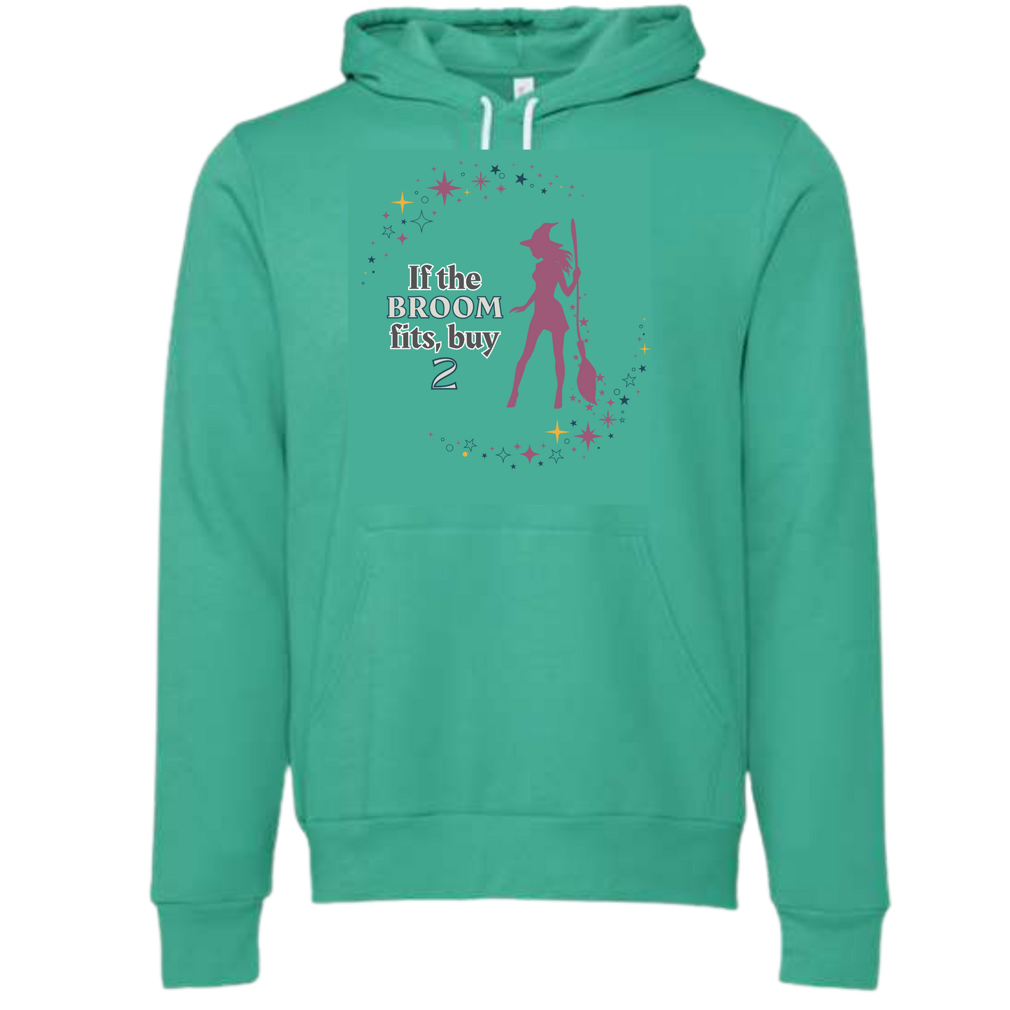 HP - If The Broom Fits - Sponge Fleece Hoodie - Blues, Purples