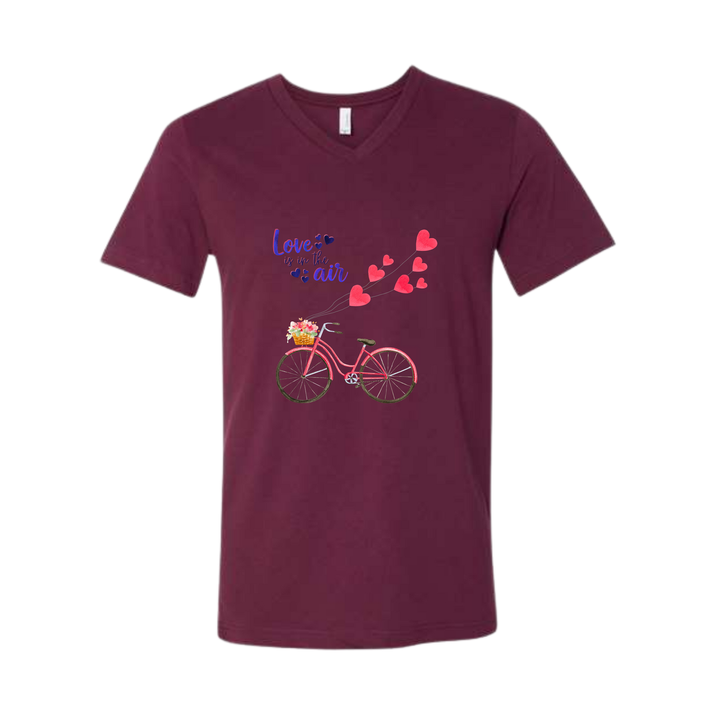 Love is in the Air - Bella+Canvas - Unisex V-Neck - Assorted Colors