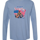 The Gulf of America - Comfort Colors - Heavyweight Long Sleeve Tee - Blues & Greens