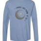 Embrace Each Period of Life - Comfort Colors - Heavyweight Long Sleeve Tee - Blues & Greens