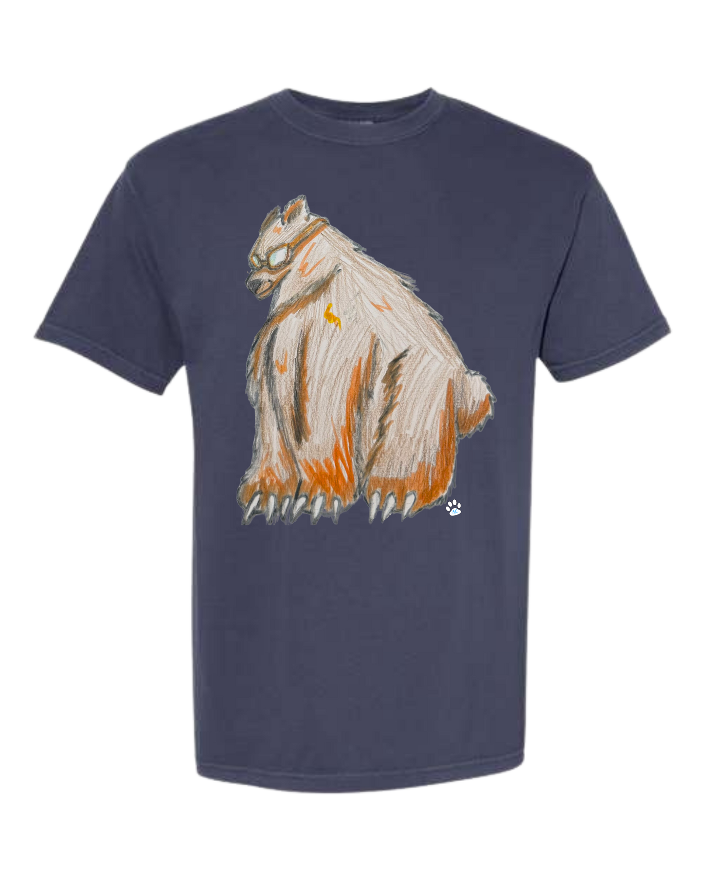 Muscle Bear - Comfort Colors - Heavyweight Unisex Tee - Blues
