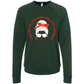 Football Moms Fueled By Caffeine and Touchdowns - Sponge Fleece Raglan Sweatshirt - Greens, Neutrals