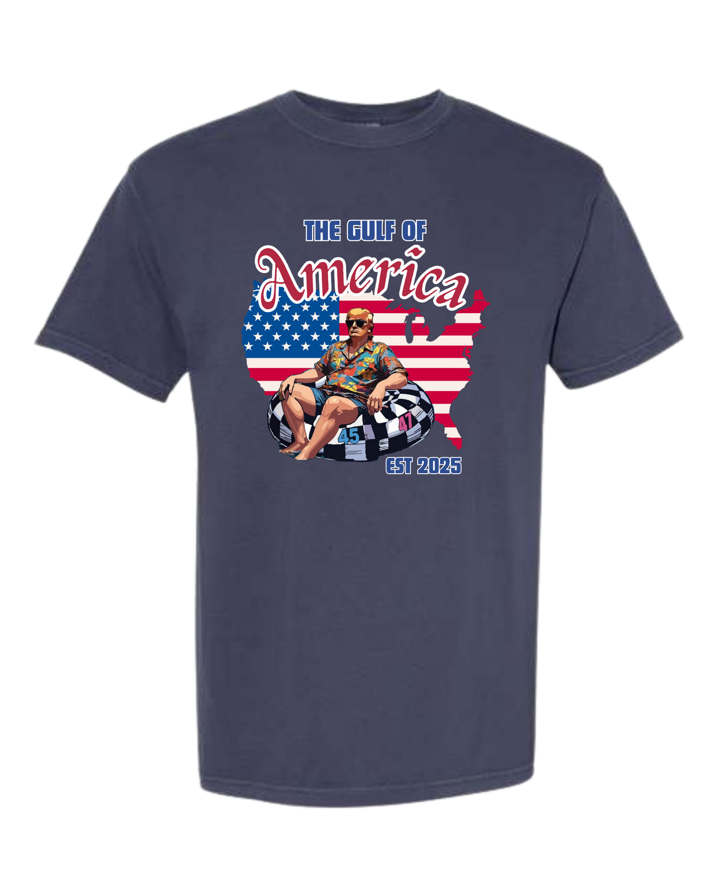 The Gulf of America - Comfort Colors - Heavyweight Unisex Tee - Blues