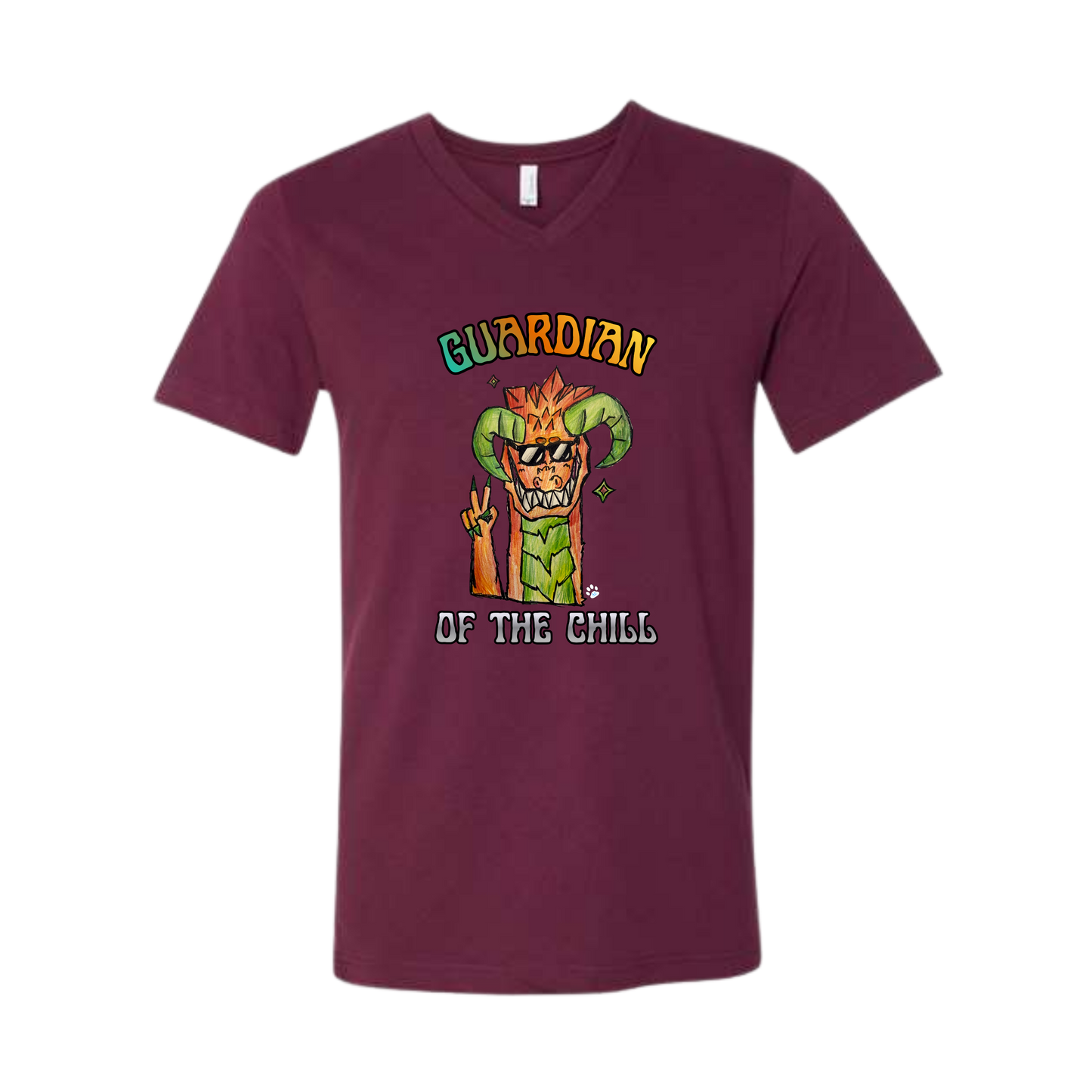Guardian of The Chill - Bella+Canvas - Unisex V-Neck - Assorted Colors
