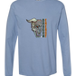 Dragon Energy - Comfort Colors - Heavyweight Long Sleeve Tee - Blues & Greens