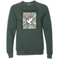 God is Good - Sponge Fleece Raglan Sweatshirt - Greens, Neutrals