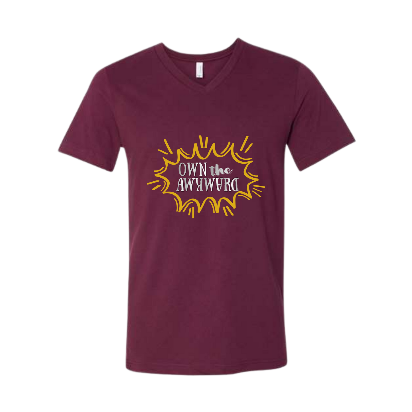 Own the Awkward - Bella+Canvas - Unisex V-Neck - Assorted Colors