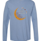 Not A Hot Mess Just A Hot Flash - Comfort Colors - Heavyweight Long Sleeve Tee - Blues & Greens