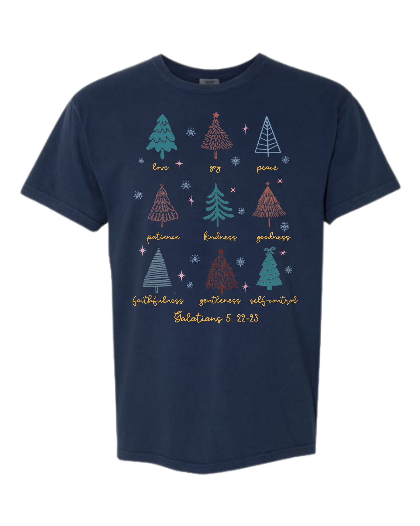 Galatians 5 - Comfort Colors - Heavyweight Unisex Tee - Blues