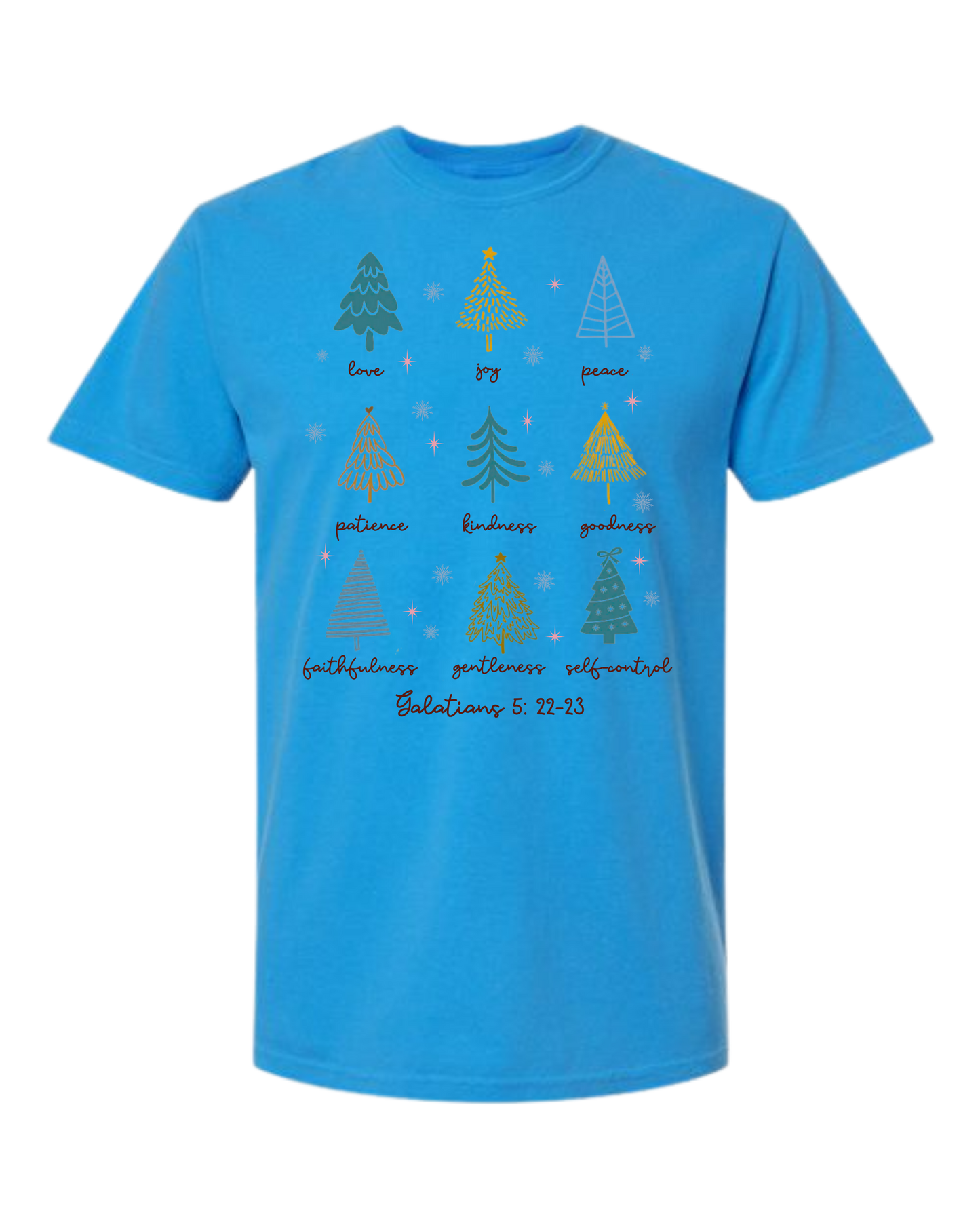 Galatians 5 - Comfort Colors - Heavyweight Unisex Tee - Blues