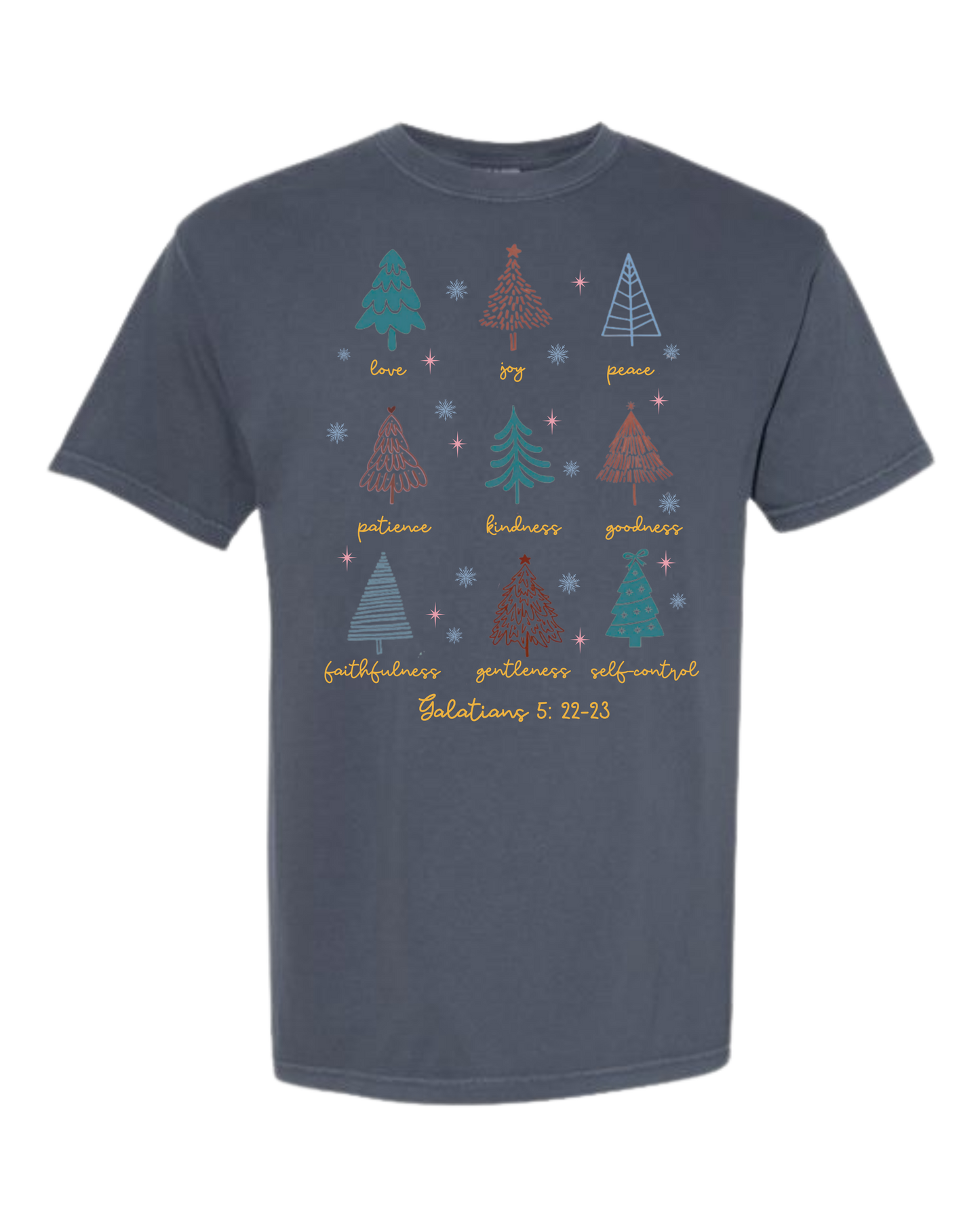 Galatians 5 - Comfort Colors - Heavyweight Unisex Tee - Blues