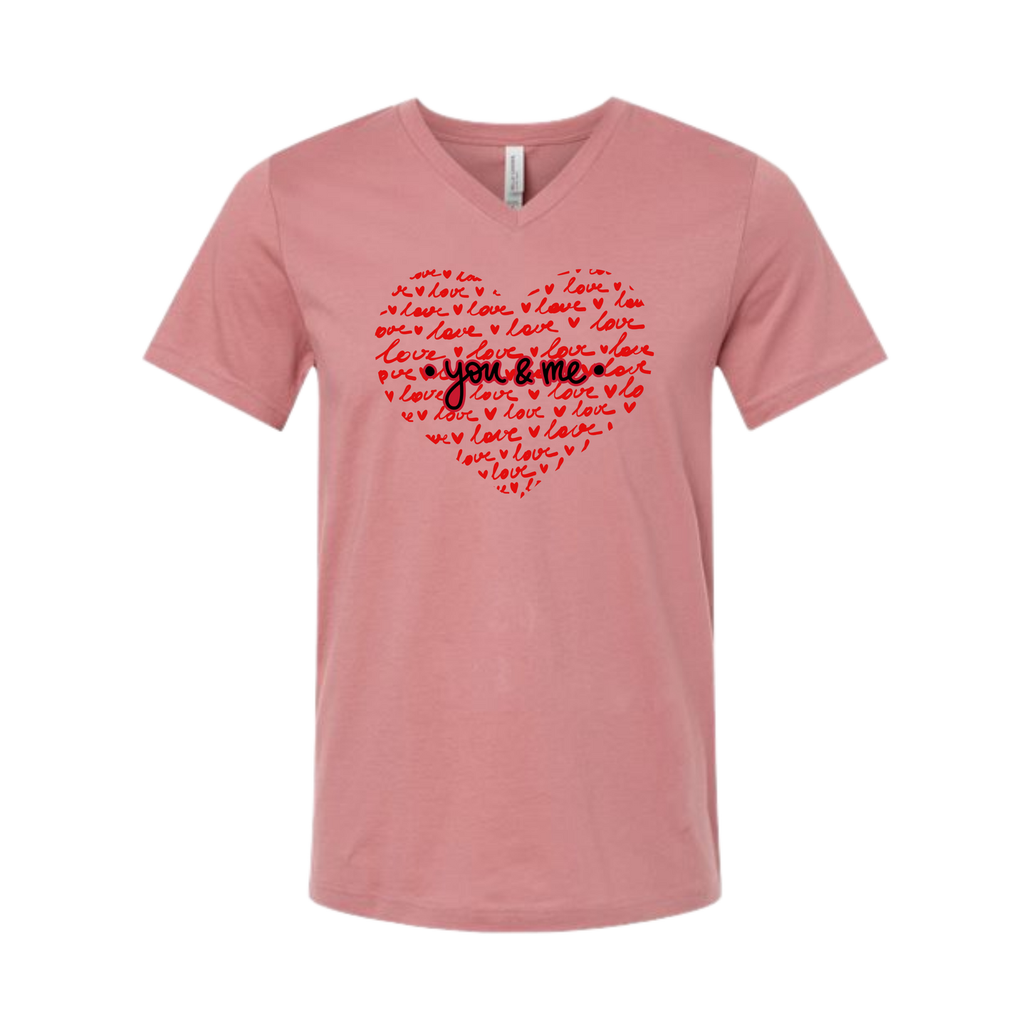 You & Me - Bella+Canvas - Unisex V-Neck - Assorted Colors