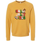 Holly Jolly Vibes - Sponge Fleece Raglan Sweatshirt - Assorted Colors