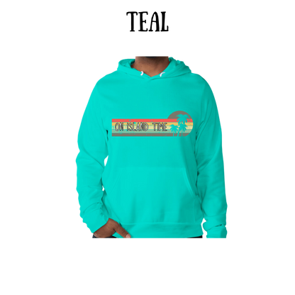 VP - On Island Time - Sponge Fleece Hoodie - Greens, Neutrals