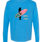 Mana in My Soul - Comfort Colors - Heavyweight Long Sleeve Tee - Blues & Greens