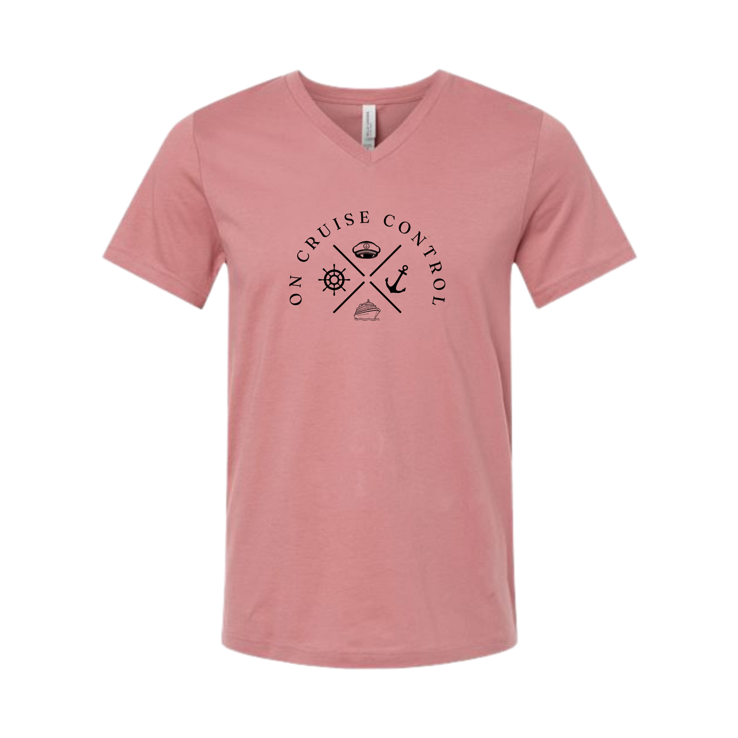 On Cruise Control - Bella+Canvas - Unisex V-Neck - Assorted Colors