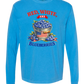 Red, White, And Blueberries - Comfort Colors - Heavyweight Long Sleeve Tee - Blues & Greens