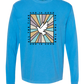 God Is Good - Comfort Colors - Heavyweight Long Sleeve Tee - Blues & Greens