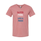 Saved. Free. Loud & Proud - Bella+Canvas - Unisex V-Neck - Assorted Colors