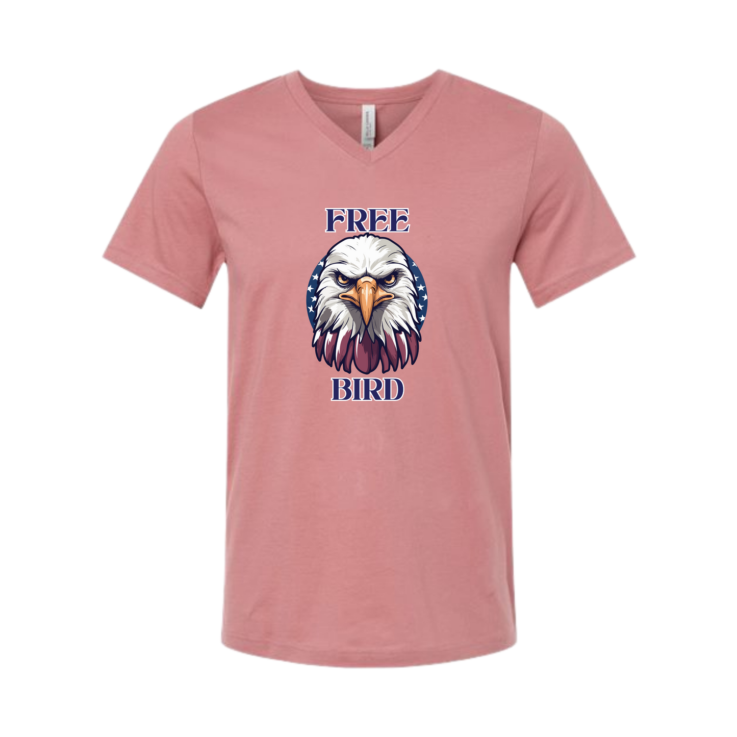 Free Bird - Bella+Canvas - Unisex V-Neck - Assorted Colors