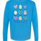 Galatians 5 - Easter - Comfort Colors - Heavyweight Long Sleeve Tee - Blues & Greens