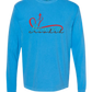 Make Heaven Crowded - Comfort Colors - Heavyweight Long Sleeve Tee - Blues & Greens
