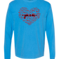 You & Me - Comfort Colors - Heavyweight Long Sleeve Tee - Blues & Greens