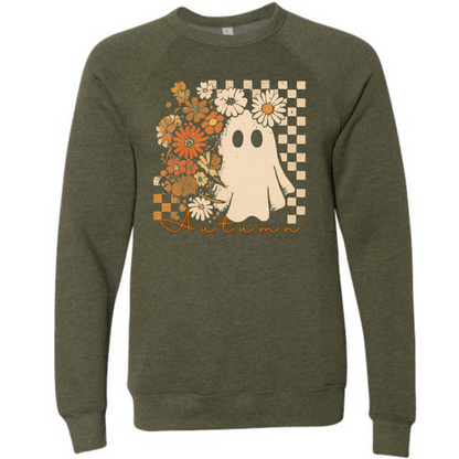 HP - Autumn Ghost - Sponge Fleece Raglan Sweatshirt - Greens, Neutrals
