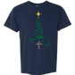 Jesus Tree - Comfort Colors - Heavyweight Unisex Tee - Blues
