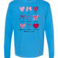 Galatians 5 - Valentines - Comfort Colors - Heavyweight Long Sleeve Tee - Blues & Greens
