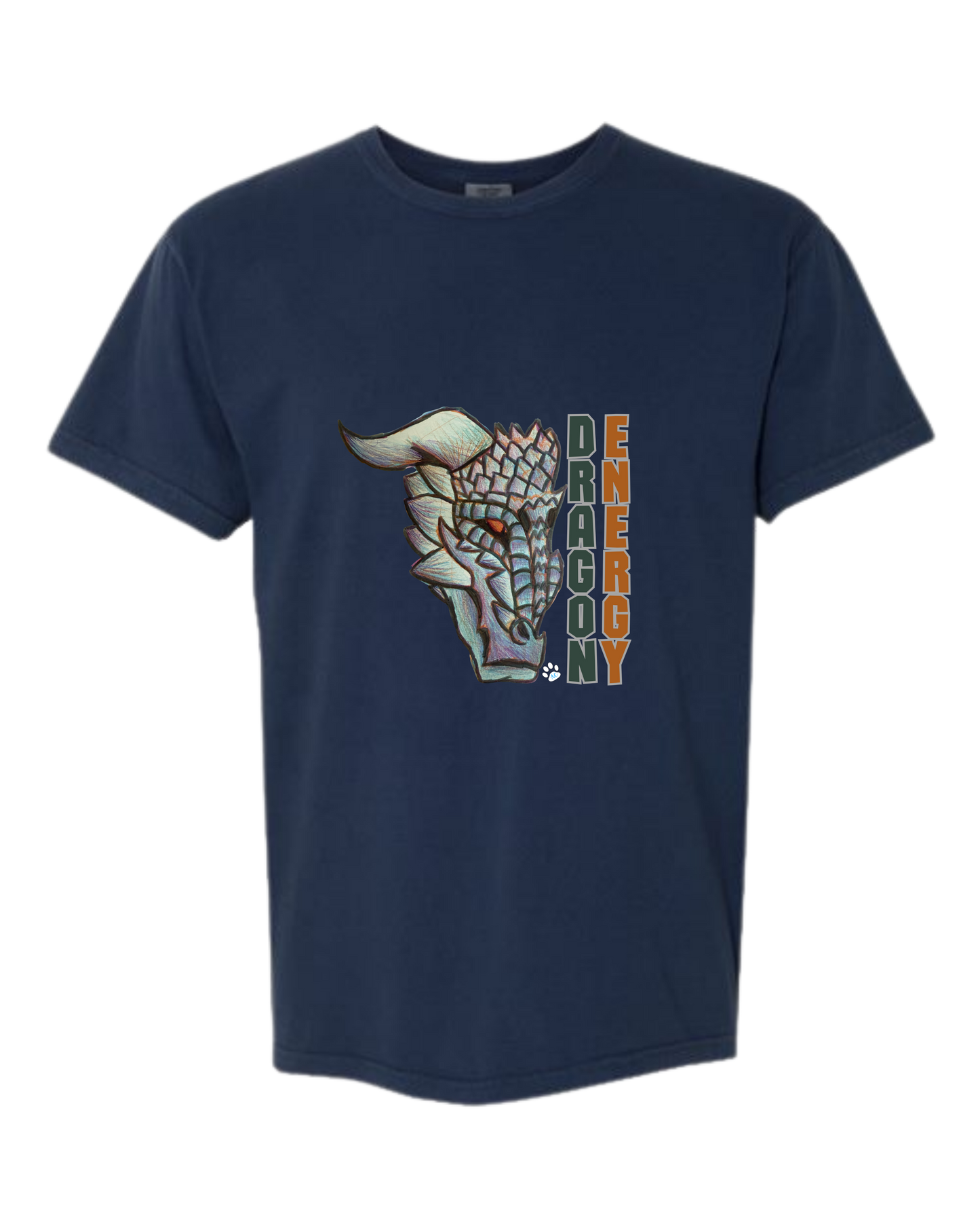 Dragon Energy - Comfort Colors - Heavyweight Unisex Tee - Blues