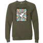 God is Good - Sponge Fleece Raglan Sweatshirt - Greens, Neutrals