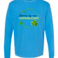 Hormones May Cause Shenanigans - Comfort Colors - Heavyweight Long Sleeve Tee - Blues & Greens