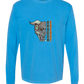 Dragon Energy - Comfort Colors - Heavyweight Long Sleeve Tee - Blues & Greens