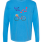Love is in the Air - Comfort Colors - Heavyweight Long Sleeve Tee - Blues & Greens