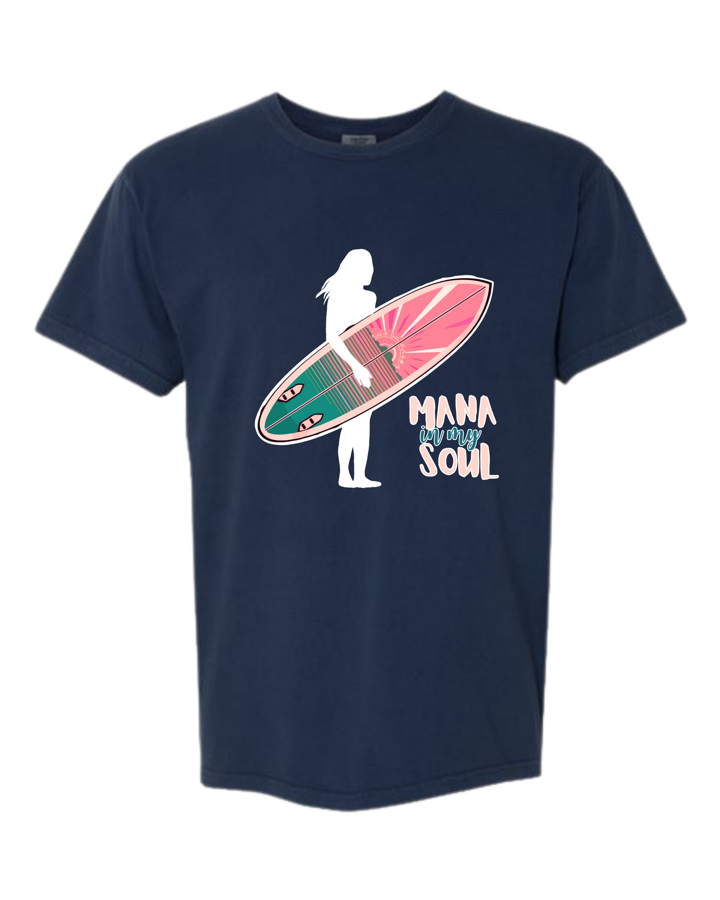 Mana in My Soul - Comfort Colors - Heavyweight Unisex Tee - Blues