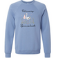 Delivery Specialist - Sponge Fleece Raglan Sweatshirt - Blues, Greens, Purple, and Black