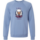 Free Bird - Sponge Fleece Raglan Sweatshirt - Blues, Greens, Purple, and Black