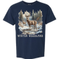 Winter Woodland - Comfort Colors - Heavyweight Unisex Tee - Blues
