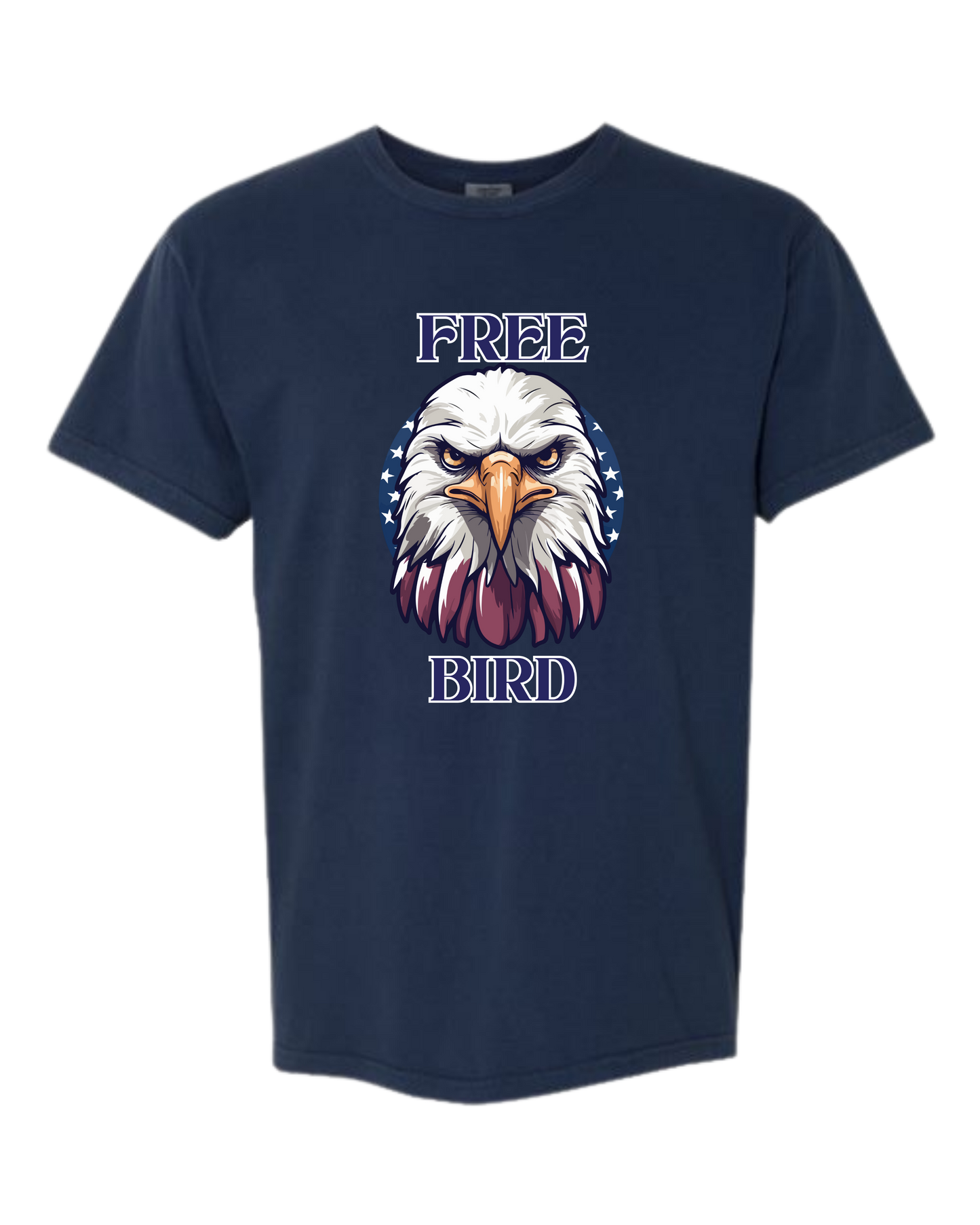 Free Bird - Comfort Colors - Heavyweight Unisex Tee - Blues