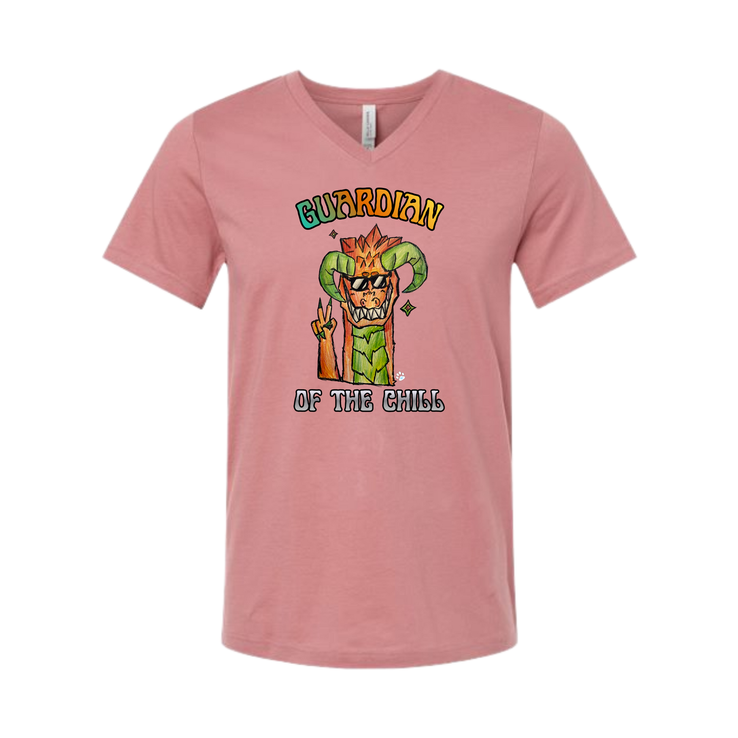 Guardian of The Chill - Bella+Canvas - Unisex V-Neck - Assorted Colors