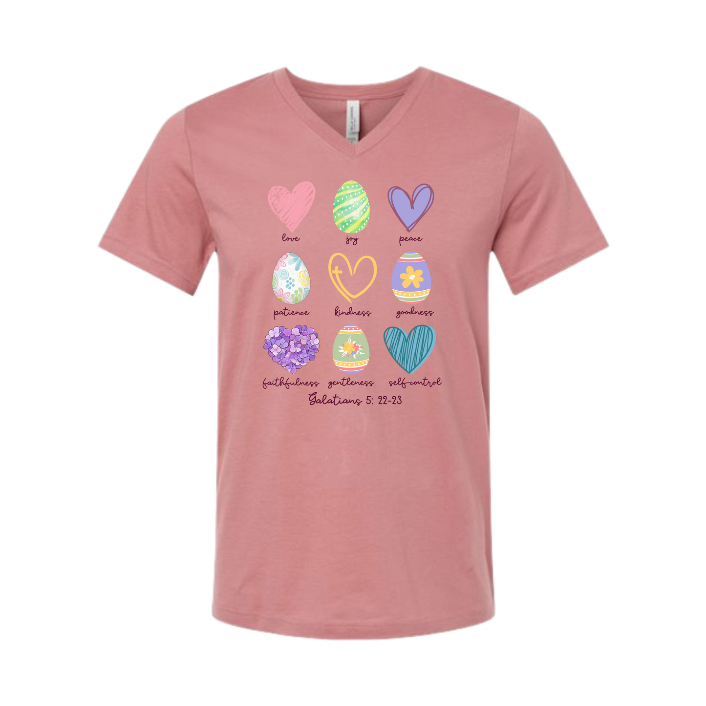 Galatians 5 - Easter - Bella+Canvas - Unisex V-Neck - Assorted Colors