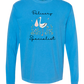 Delivery Specialist - Comfort Colors - Heavyweight Long Sleeve Tee - Blues & Greens