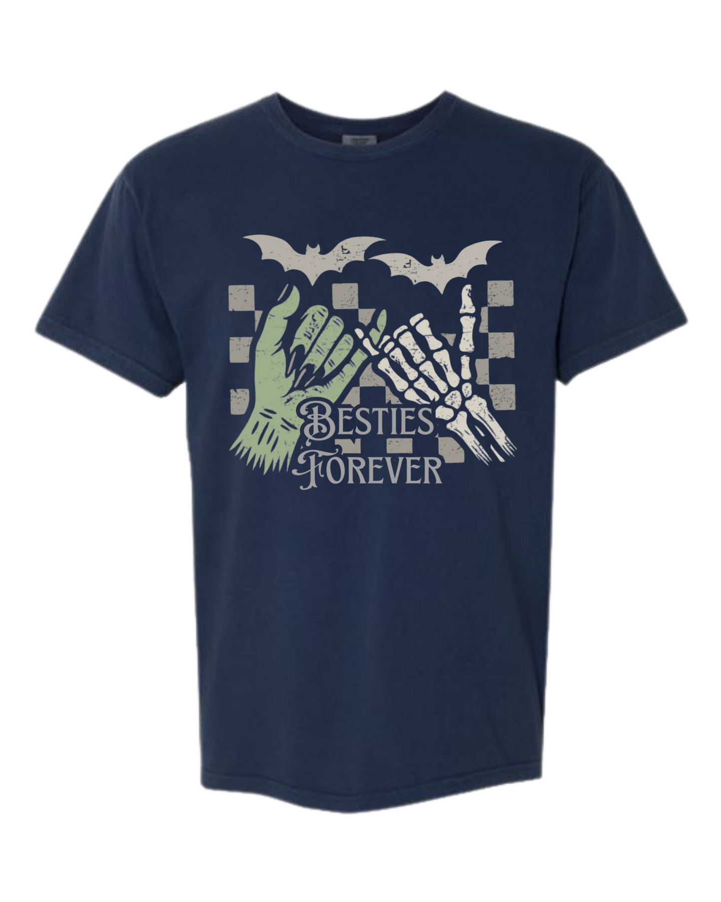 Besties Forever - Comfort Colors - Heavyweight Unisex Tee - Blues